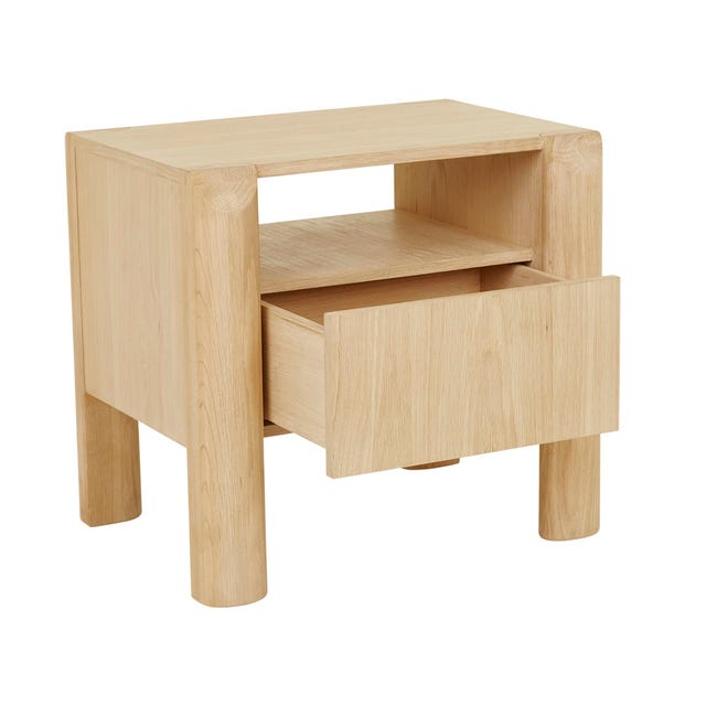 Bedside Tables Willa Bedside - Satin Oak