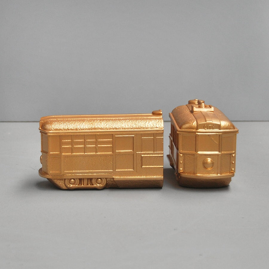 Bookends Tram Bookends - Gold