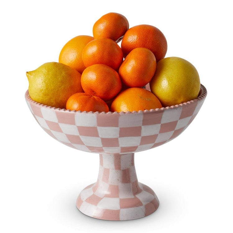 Bowls Checkered Fruit Bowl