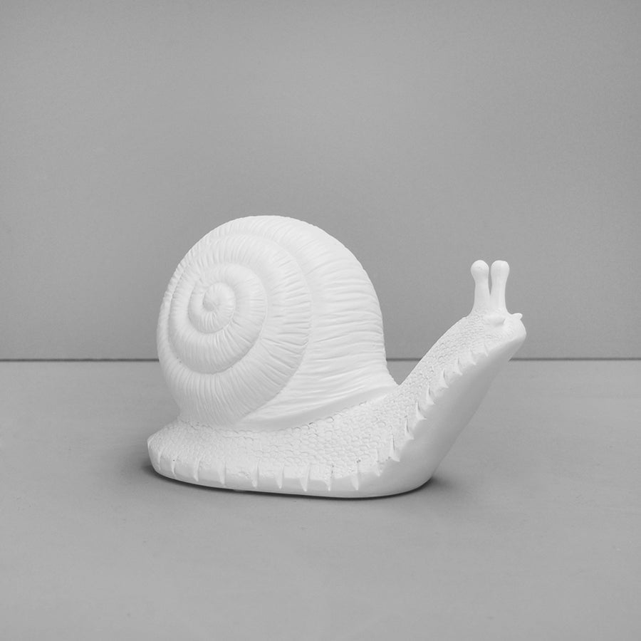 Decor White Table Snail