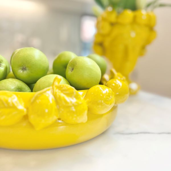 Decorative Bowls Mode Lemon Bowl 33CM Yellow