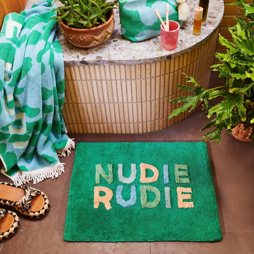 Holiday Ornaments Nudie Rudie Bath Mat Mini - Perilla