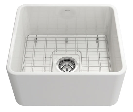 Kitchen Sinks Turner Hastings Novi 50 x 46 Fireclay Single Butler Sink - White