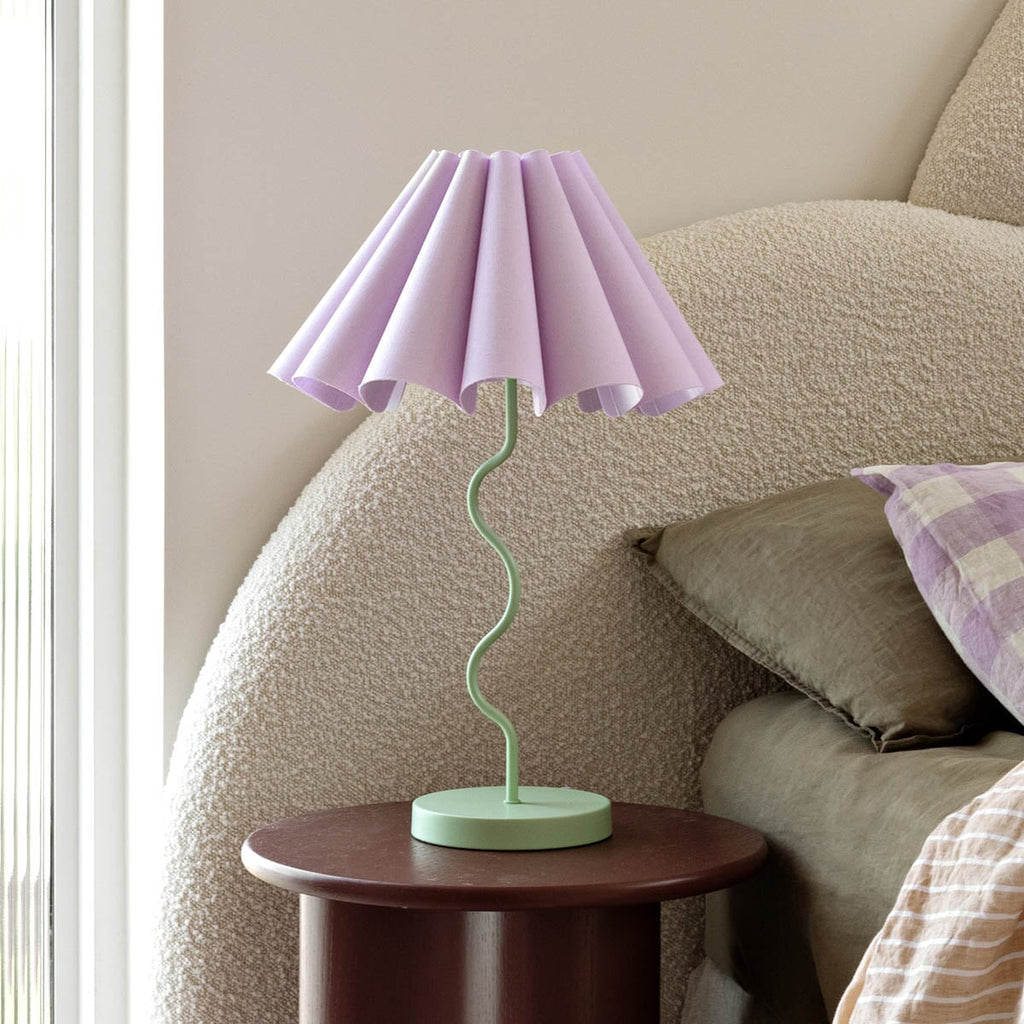 Lamps Cora Table Lamp - Lilac / Pastel Green