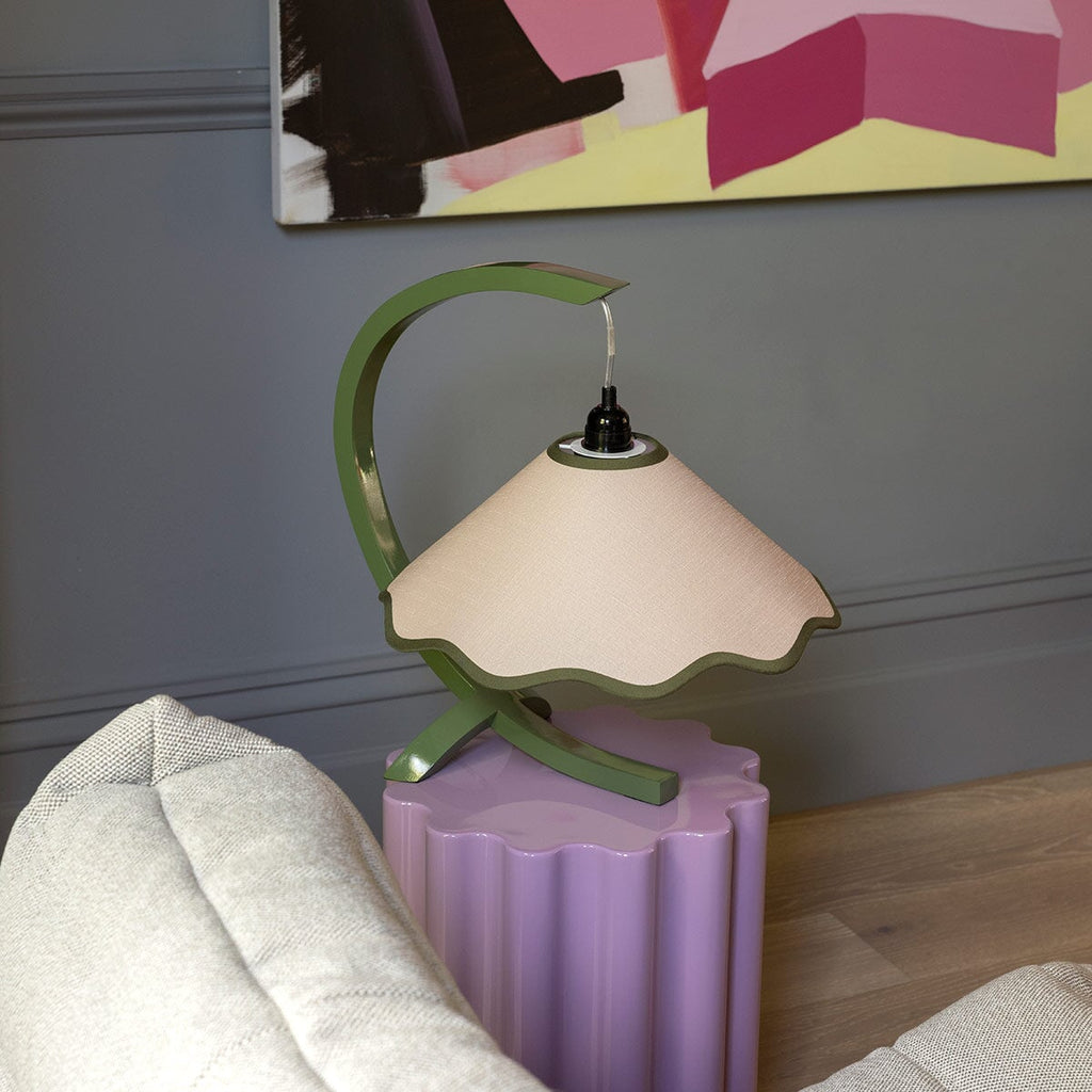 Lamps Kira Table Lamp - Sage / Pearl
