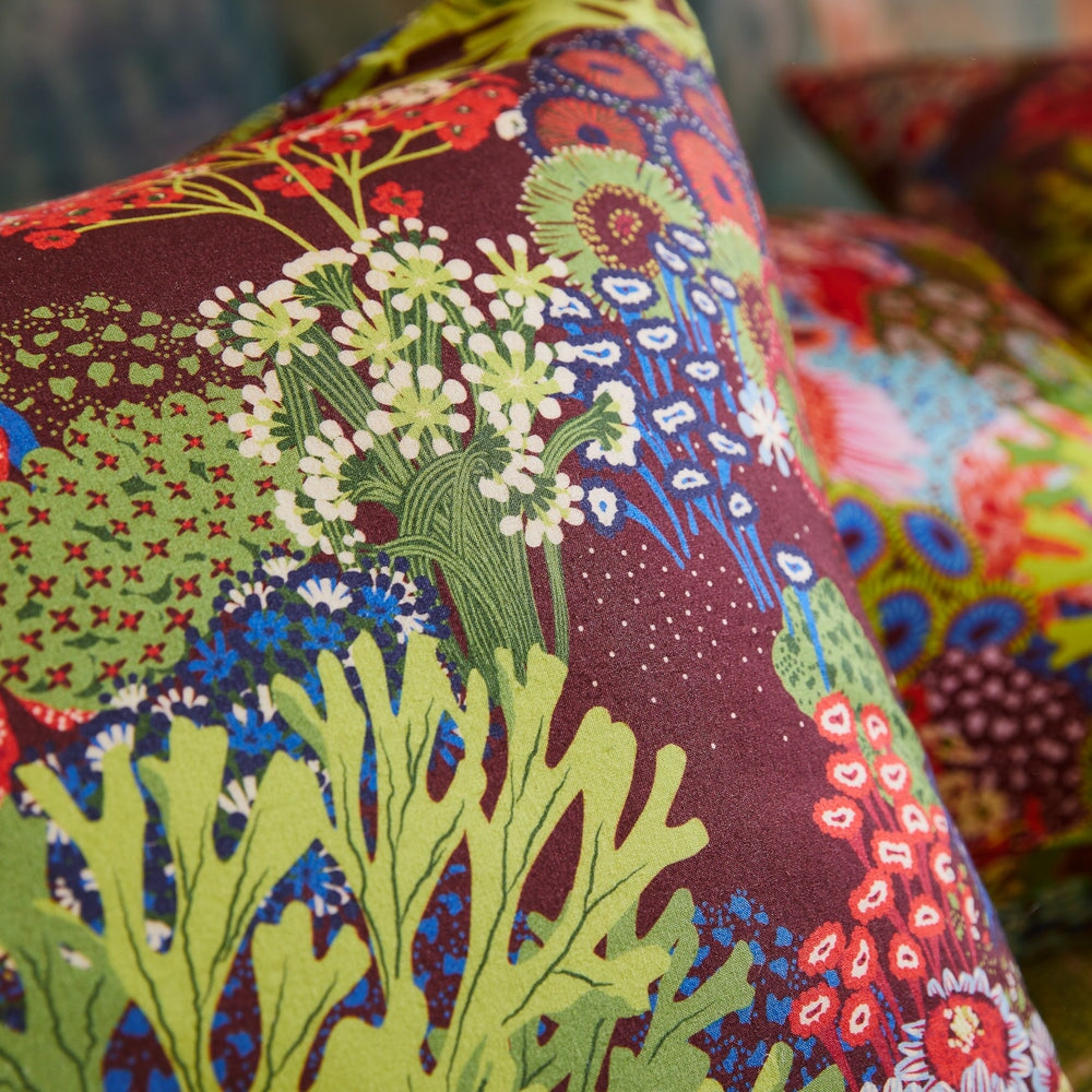 Pillowcases & Shams Cora Cotton Pillowcase Set - Garnet Standard