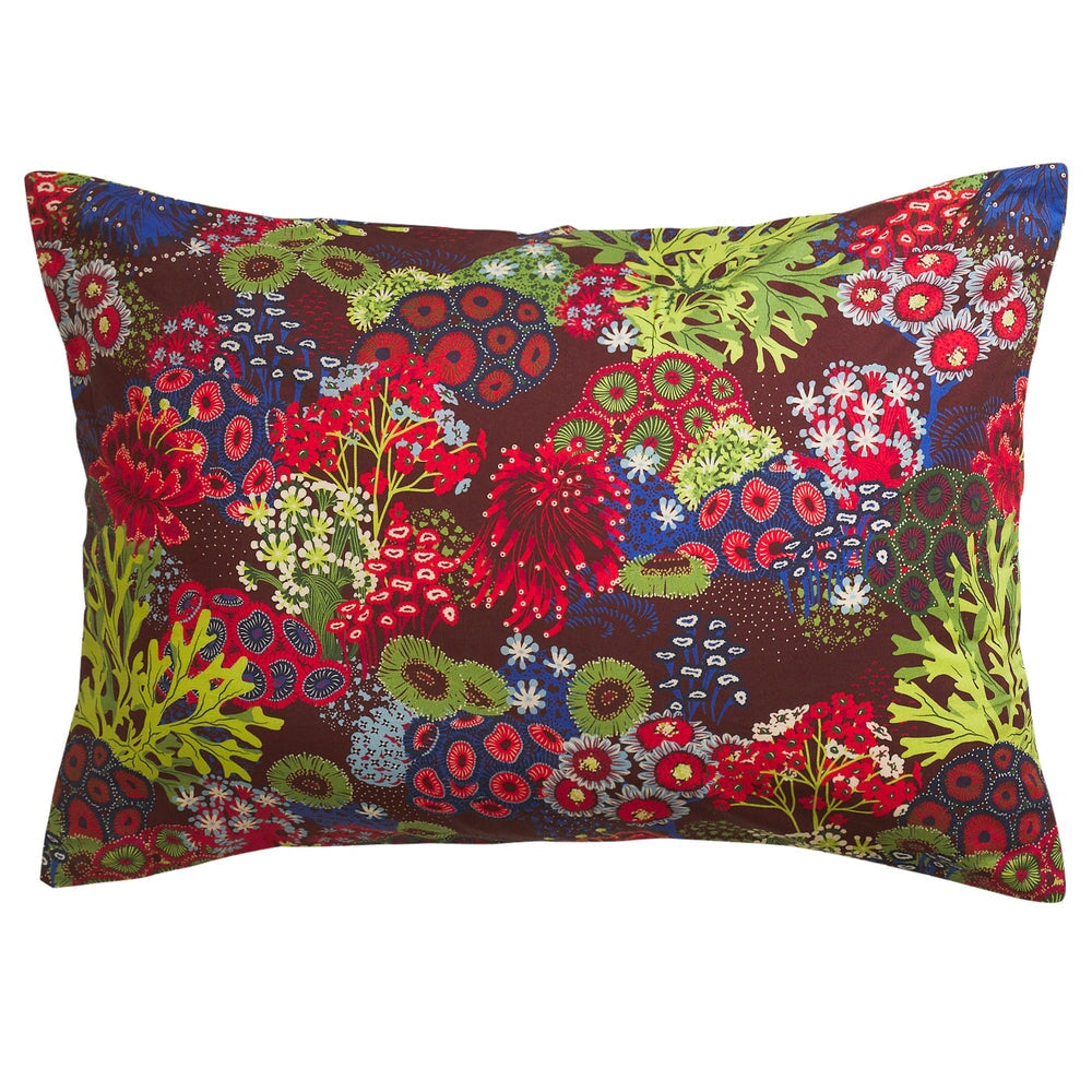 Pillowcases & Shams Cora Cotton Pillowcase Set - Garnet Standard