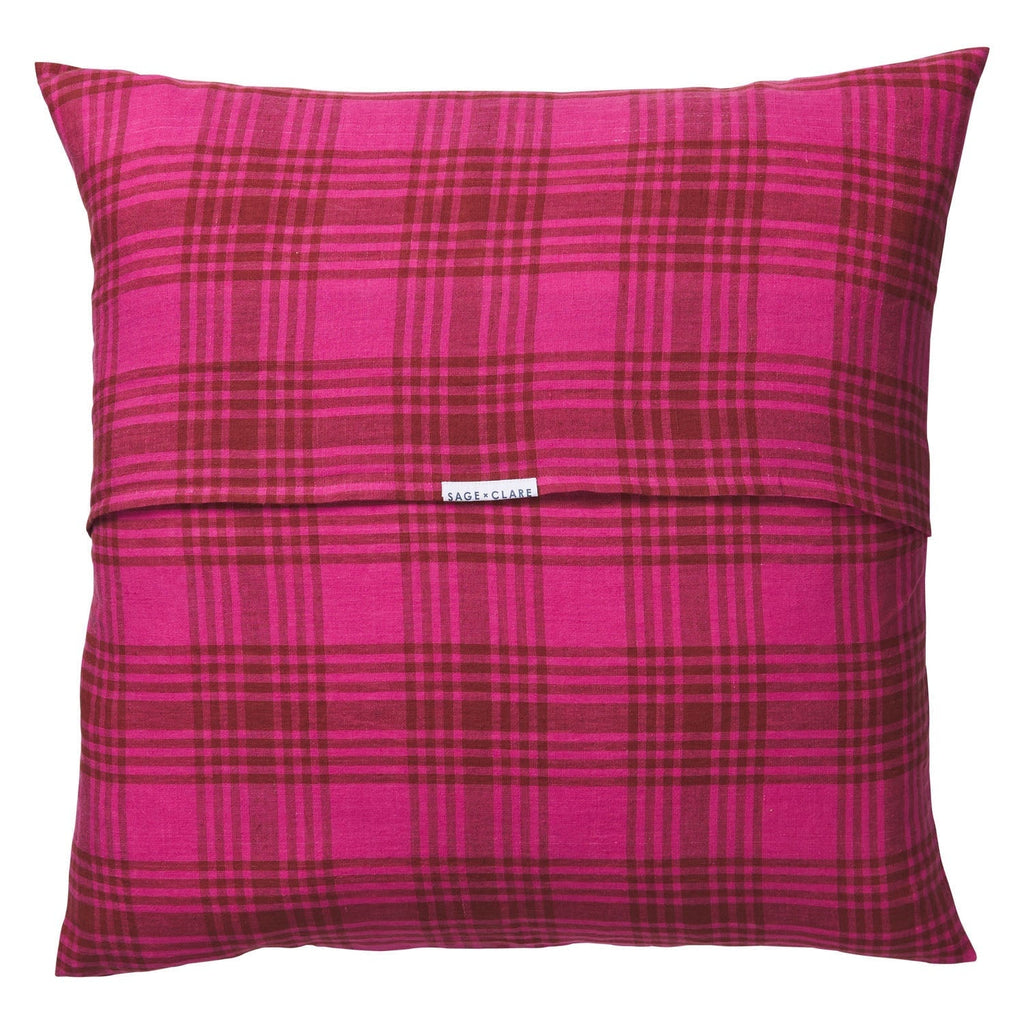 Pillowcases & Shams Pello Linen Euro Pillowcase Set Bougainvillea