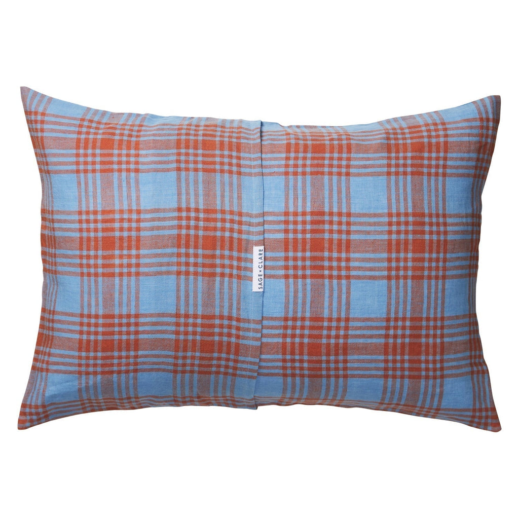 Pillowcases & Shams Pello Linen Pillowcase Set - Blue Jay - Standard