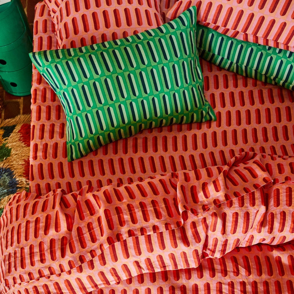 Pillowcases & Shams Redondo Linen Pillowcase Set Perilla - King