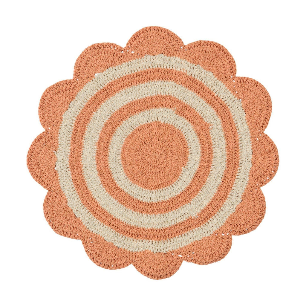 Placemats Foy Crochet Placemat Set - Dahlia