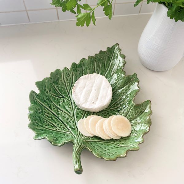 Plates Mode Leaf Plate - Green 36cm