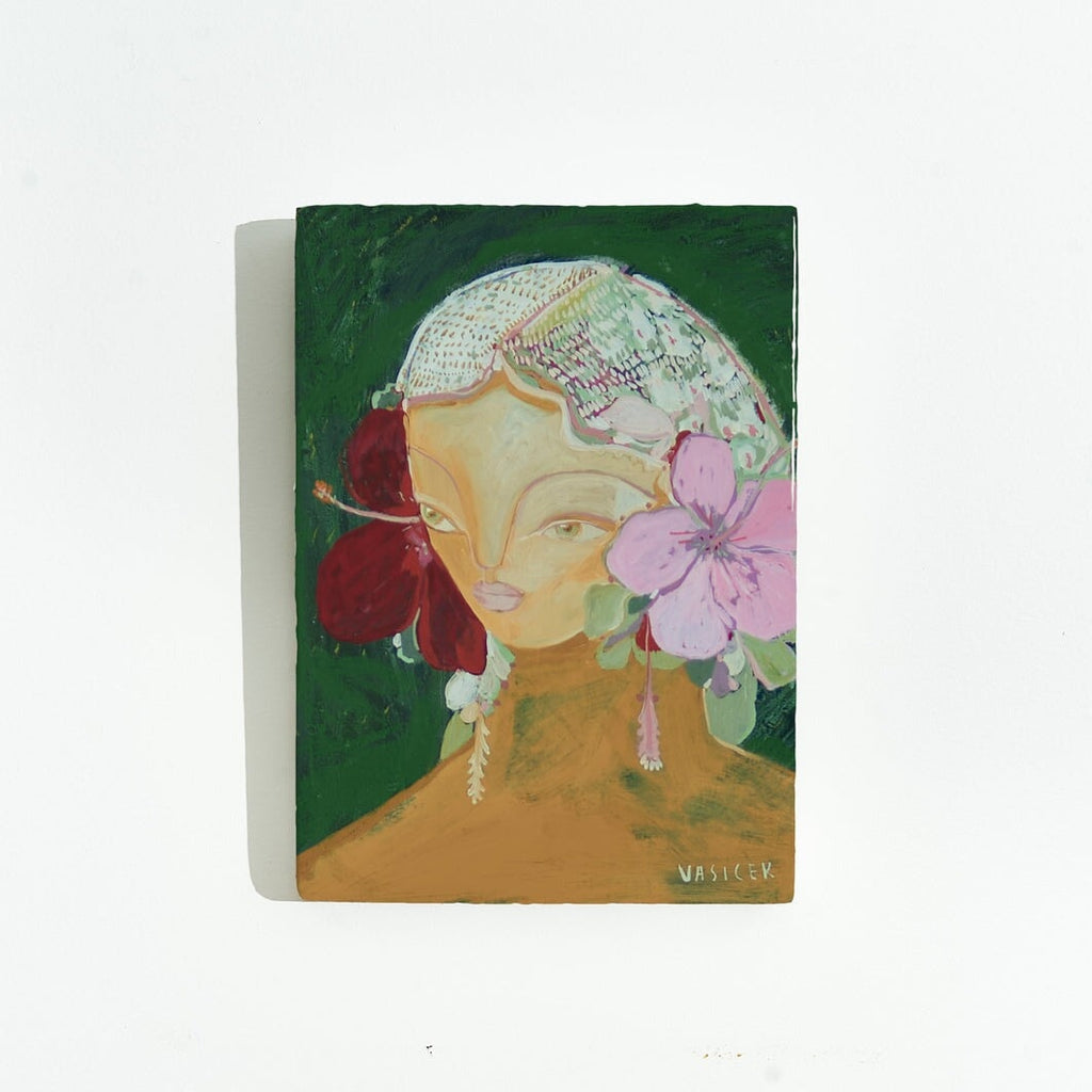 Posters, Prints, & Visual Artwork The Pink Hibiscus Tile (Large)