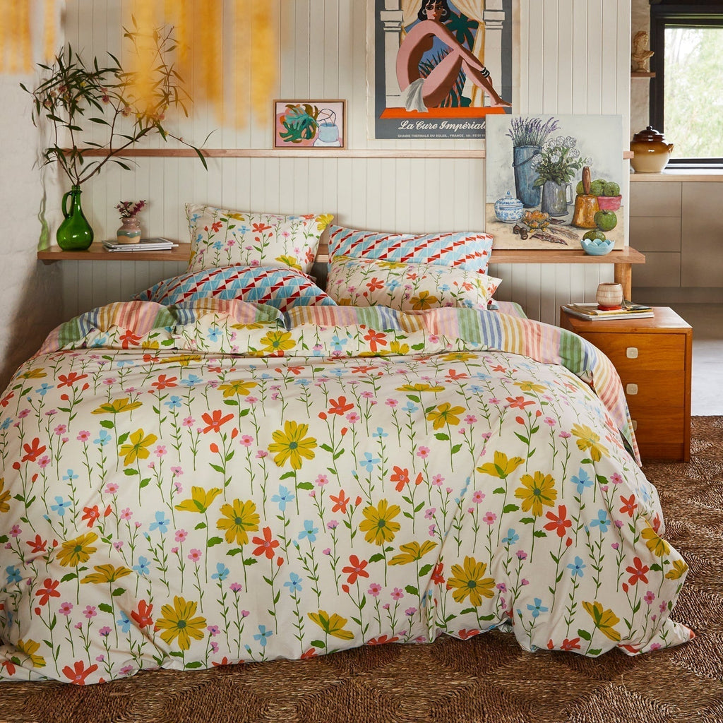 Quilts & Comforters Cali Cotton Quilt Cover - Queen