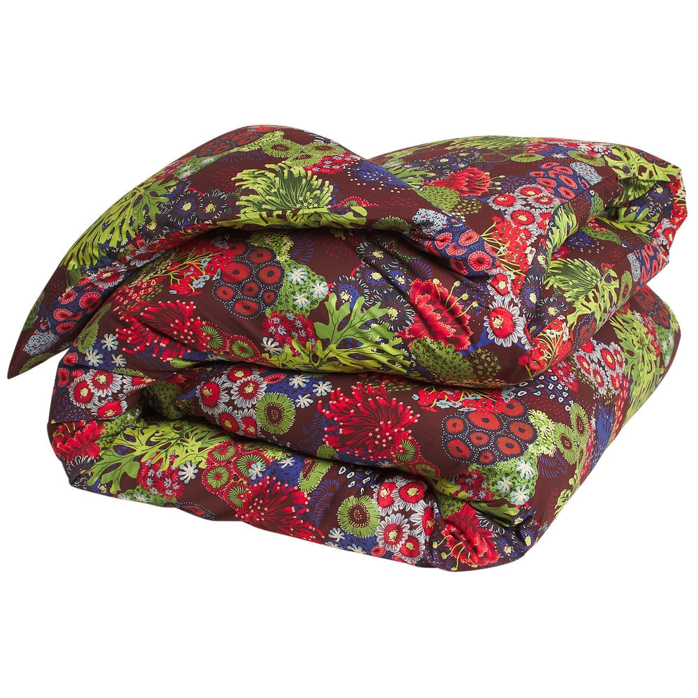 Quilts & Comforters Cora Cotton Quilt Cover - Garnet