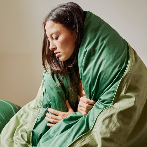 Quilts & Comforters Glow In Green Bamboo Cotton Quilt Cover