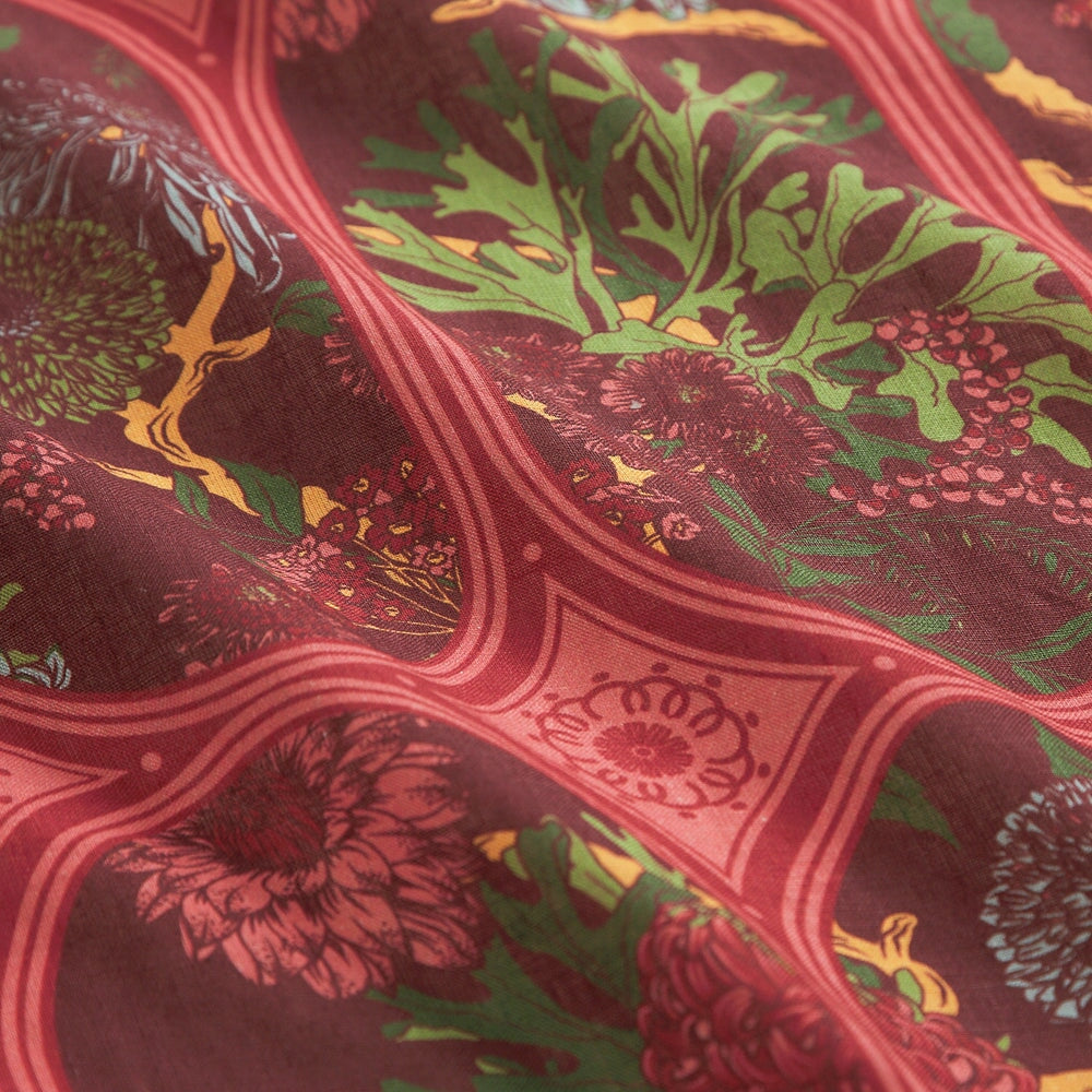 Quilts & Comforters Naia Linen Quilt Cover - Garnet