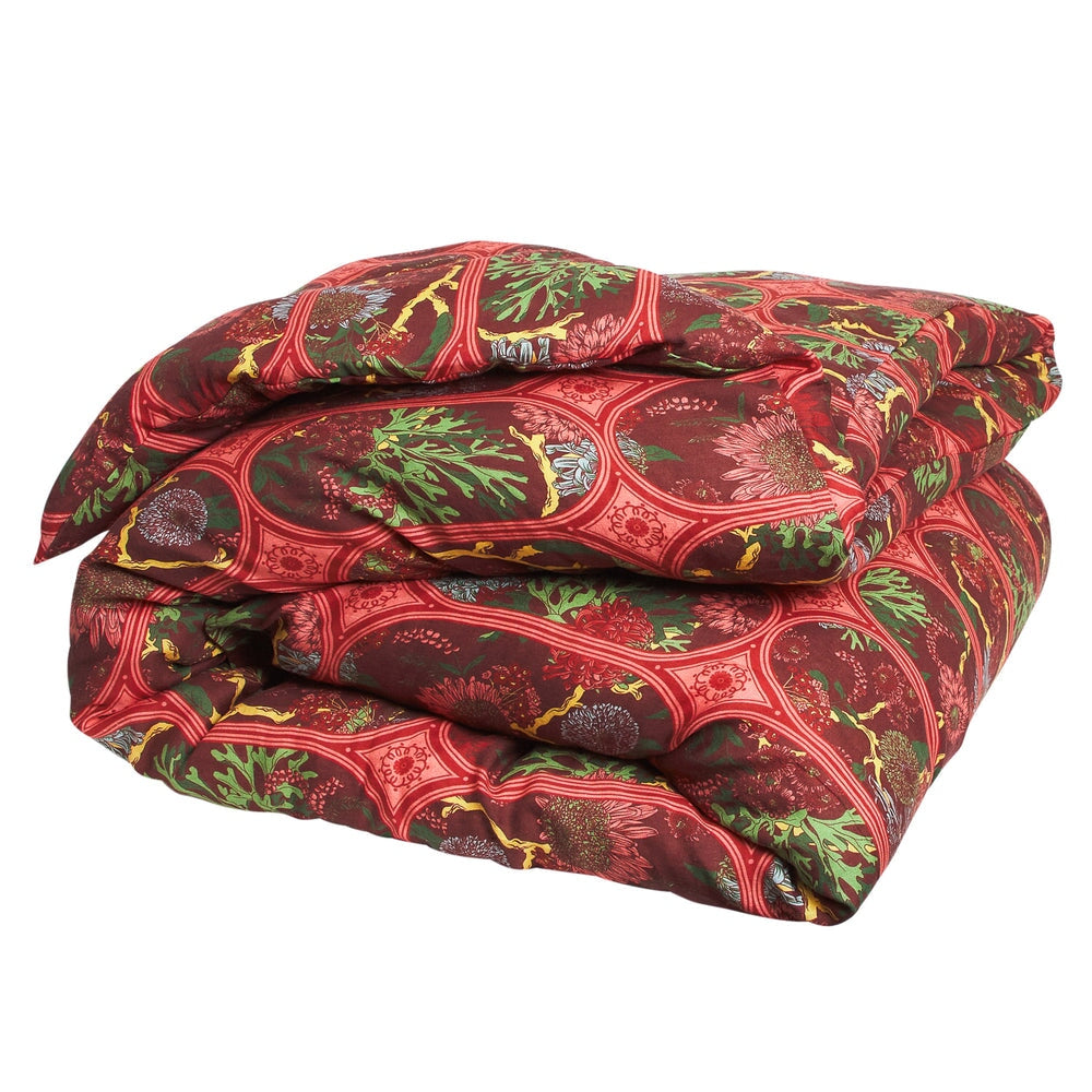 Quilts & Comforters Naia Linen Quilt Cover - Garnet