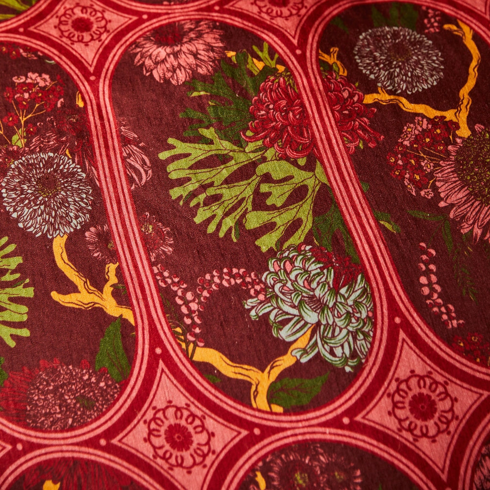 Quilts & Comforters Naia Linen Quilt Cover - Garnet