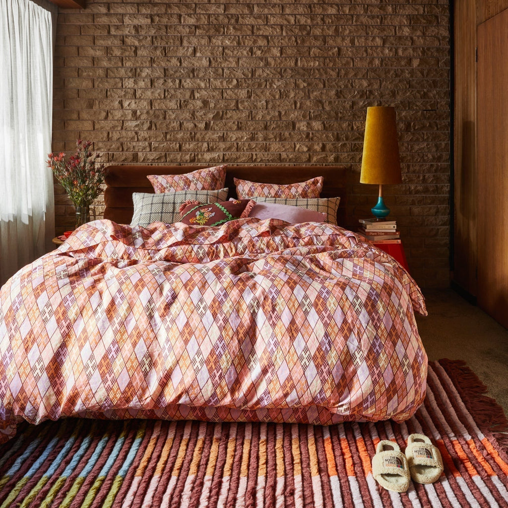 Quilts & Comforters Viola Linen Quilt Cover - Queen