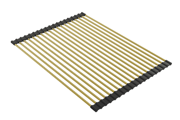 Roller Mats Turner Hastings v43x32 Sink Roller Mat Drainer – Brushed Brass