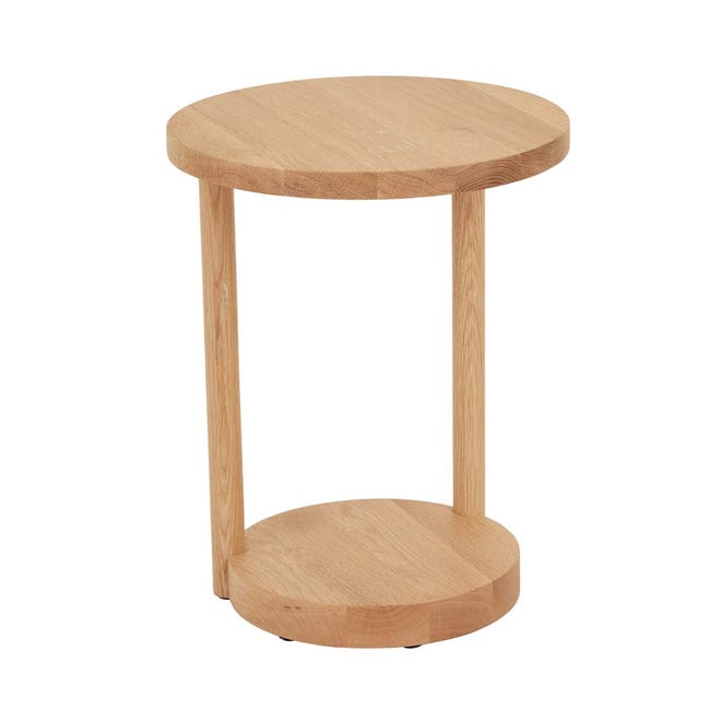 Side Tables Tolv Layer Side Table - Light Oak