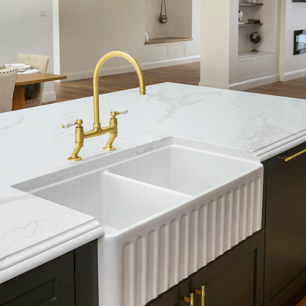 Sink Mixers Ludlow Bridge Sink Mixer - Brushed Brass