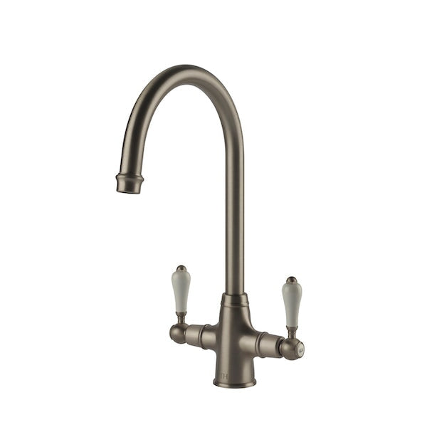 Sink Mixers Ludlow Double Sink Mixer - Brushed Nickel
