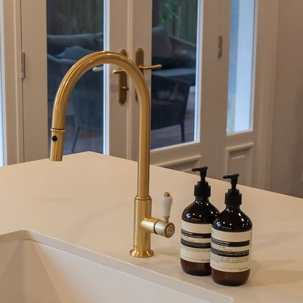 Sink Mixers Ludlow Pull Out Sink Mixer - Brushed Brass