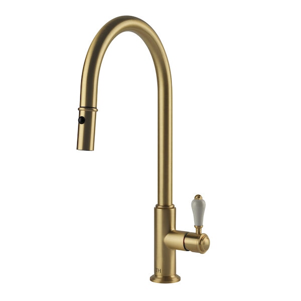 Sink Mixers Ludlow Pull Out Sink Mixer - Brushed Brass