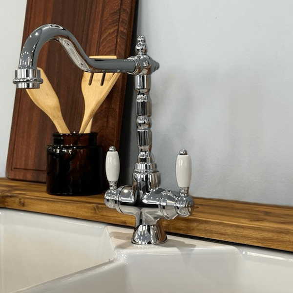 Sink Mixers Providence Double Sink Mixer - Chrome