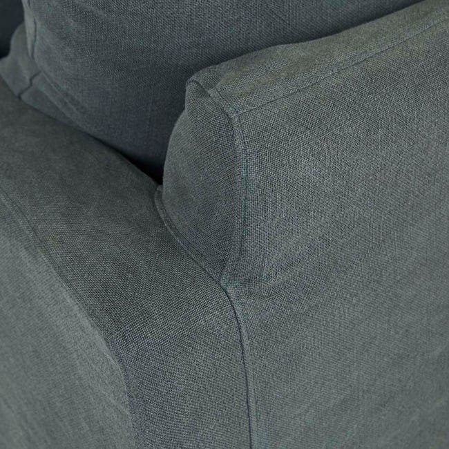 Sofas Tolv Sloopy 3 Seater Sofa - Kale Linen