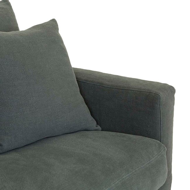 Sofas Tolv Sloopy 3 Seater Sofa - Kale Linen