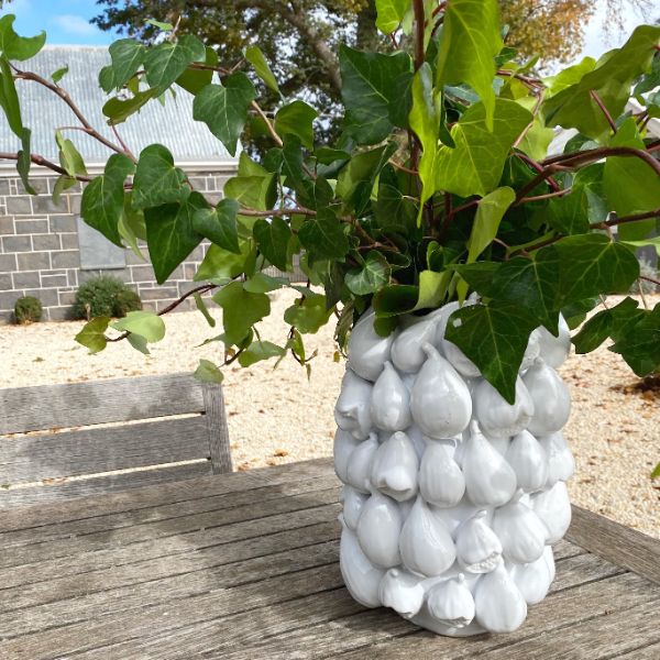Vases Mode Fig Vase White Medium 23x33cm