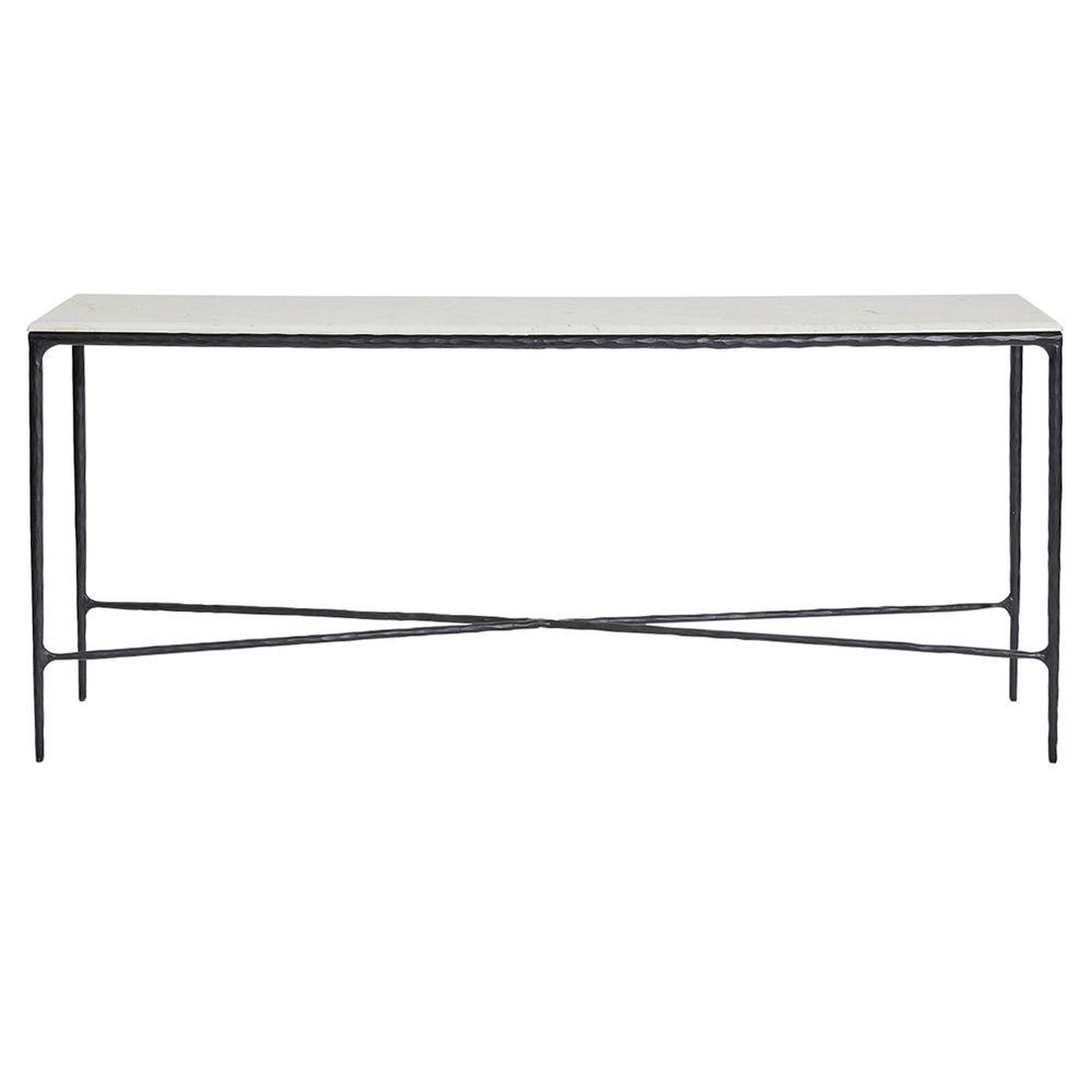 Accent Tables Black Esmond Marble Console Table Large