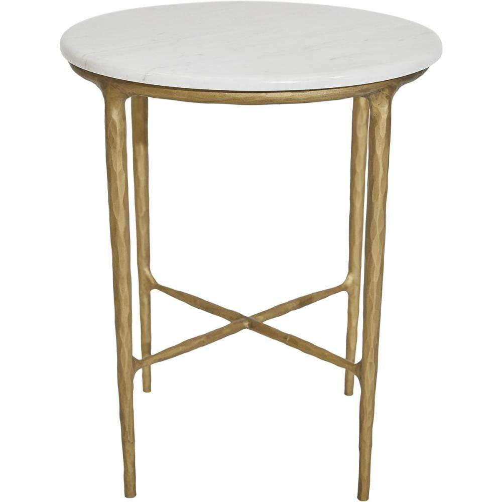 Accent Tables Brass Milton Side Table