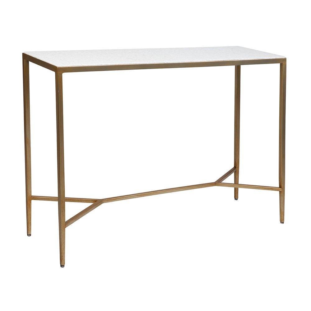 Accent Tables Khloe Console Table Large Gold