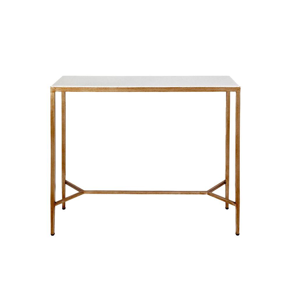 Accent Tables Khloe Console Table Small Gold