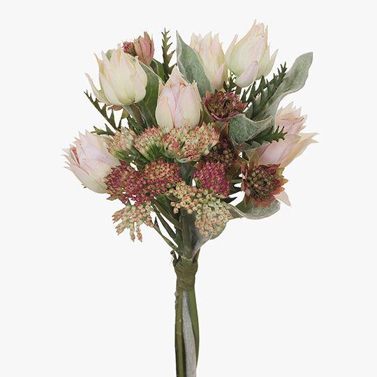 Artificial Flora Blushing Bride Mix Bouquet Light Pink