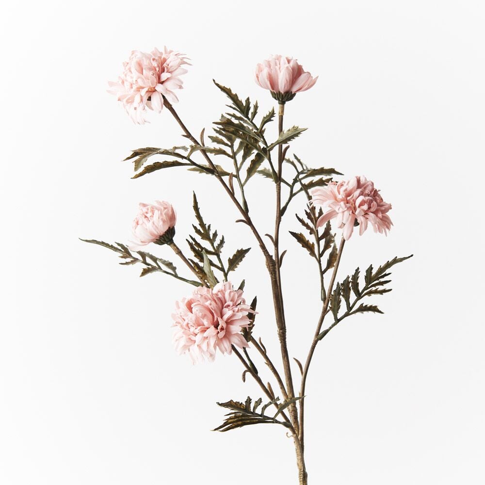 Artificial Flora Chrysanthemum Celeste Spray Light Pink 61CML