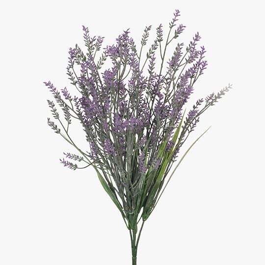 Artificial Flora Lavender Bush Purple 36CML