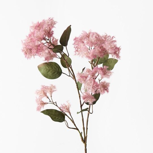 Artificial Flora Smoke Bush Spray Pink Mauve 74CML