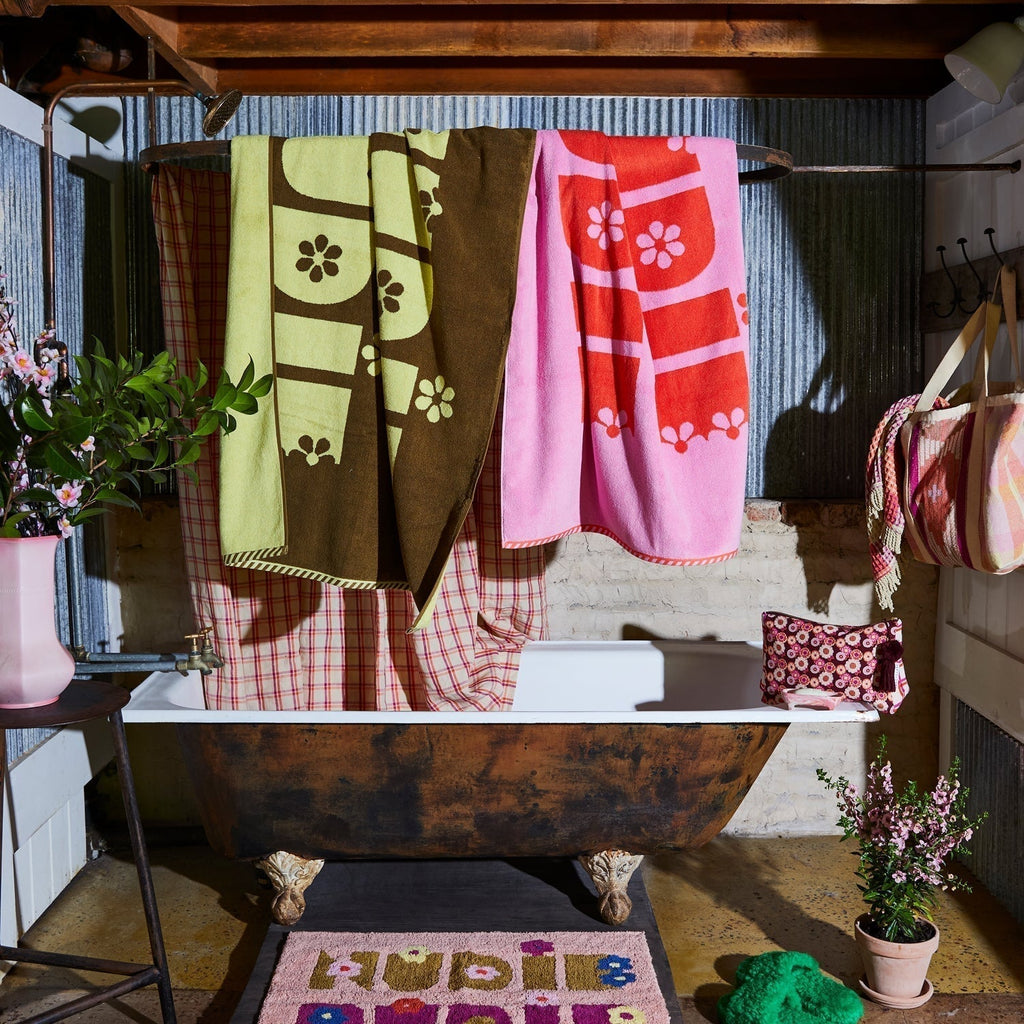 Bath Towels & Washcloths Maisie Nudie Towel - Citron