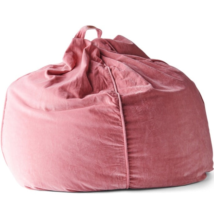 Bean Bag Chairs Dusty Rose Velvet Beanbag