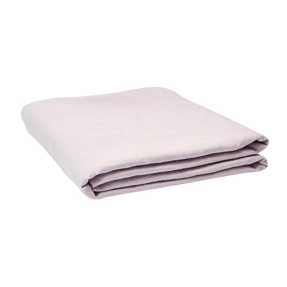 Bed Sheets Linen Flat Sheet Lilac