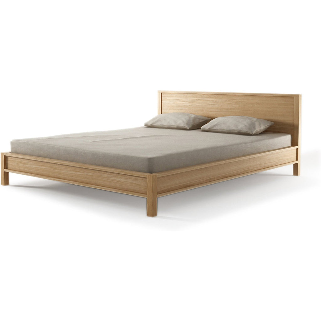 Beds & Bed Frames Solid Queen Bed - Oak