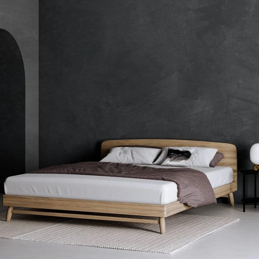 Beds & Bed Frames Twist Queen Bed - Oak