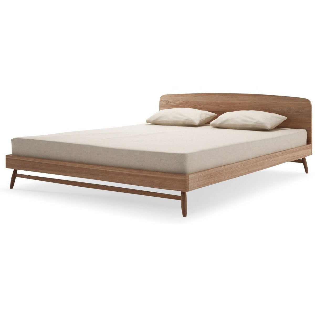 Twist Queen Bed Teak twist bed, teak, queen, beds VAVOOM