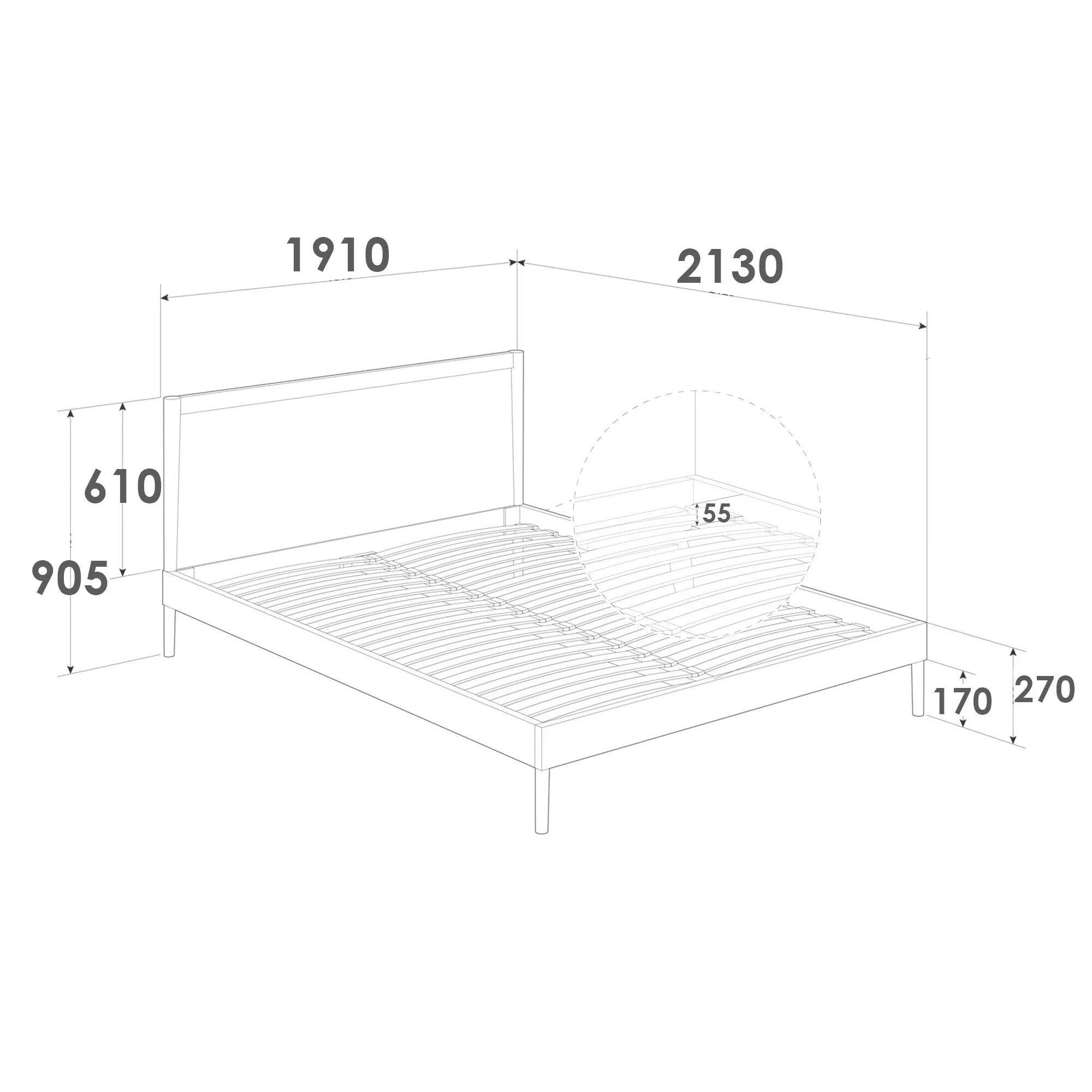 Vintage King Sized Bed Teak vintage king sized bed, teak king sized