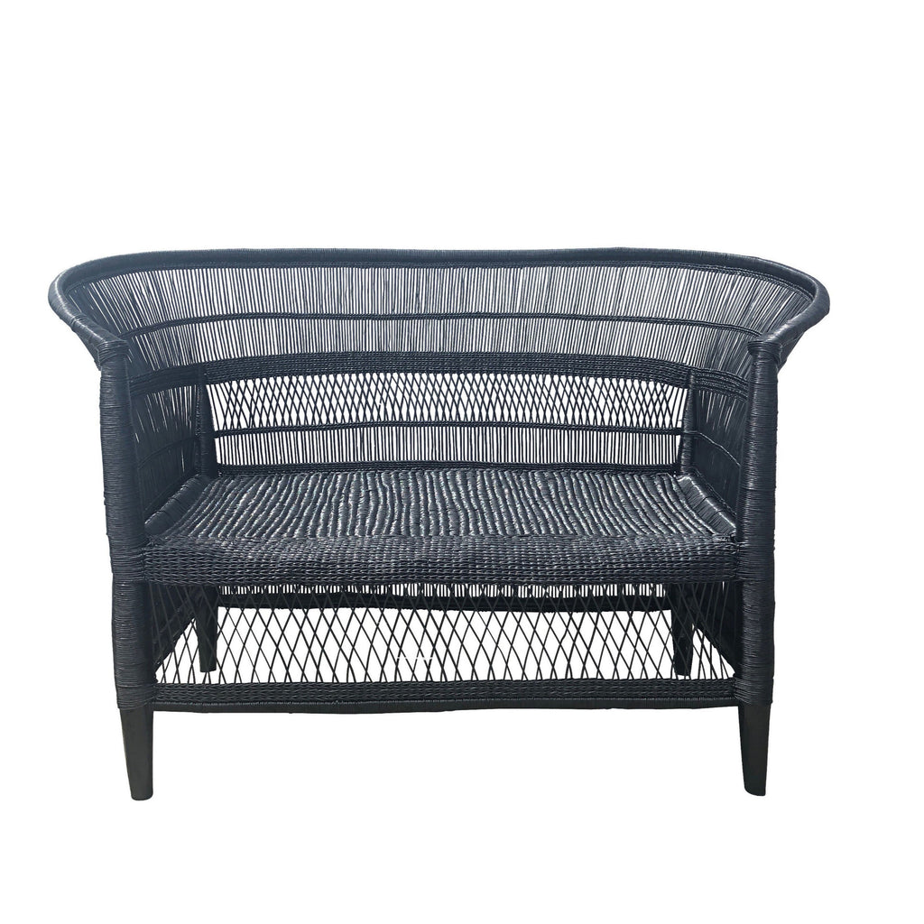Chairs Malawi Chair Two Seater Black
